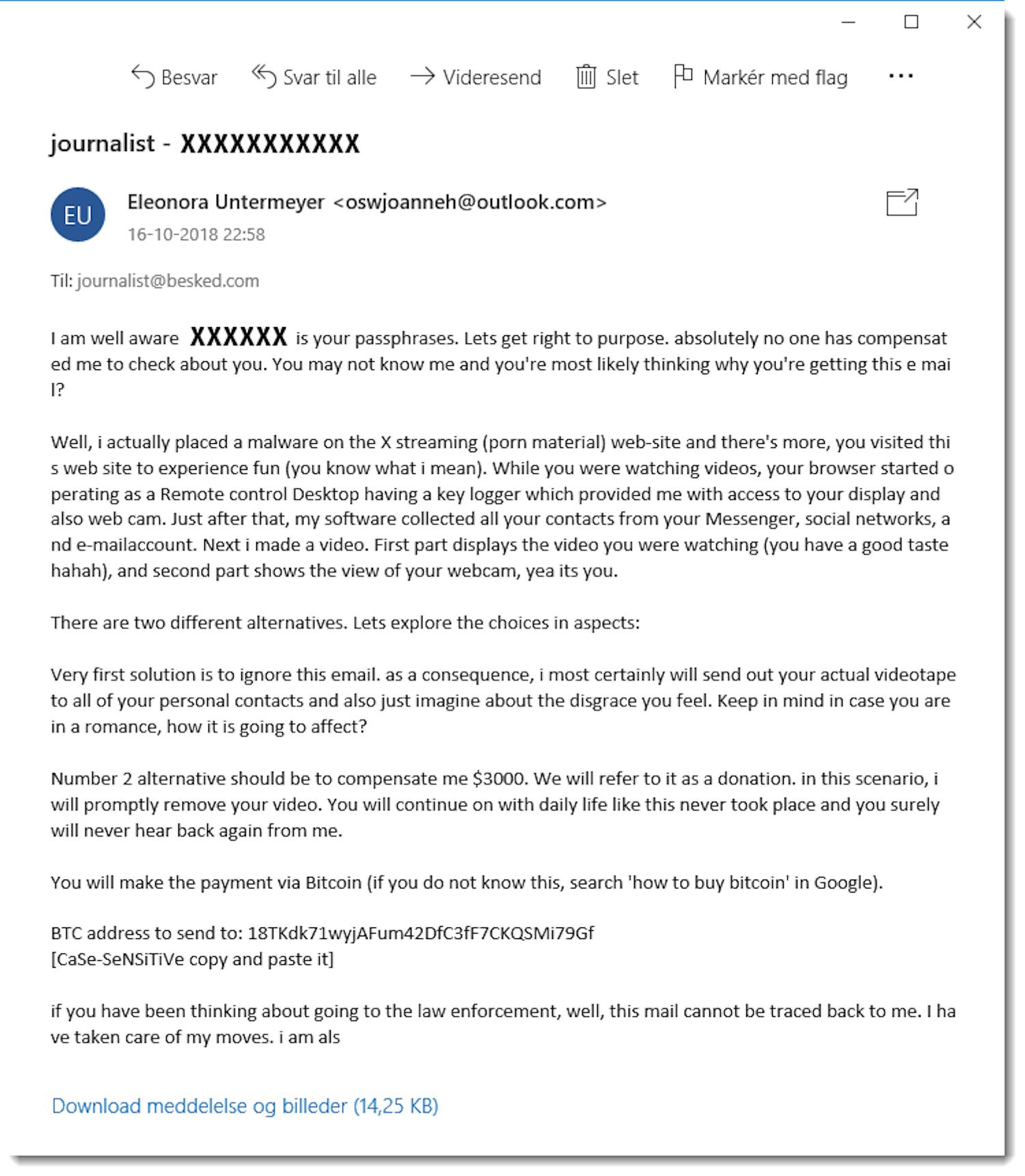 sabotageprogram i din inbox